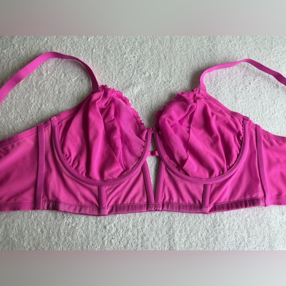 Auden Fuchsia Lace Underwire Bra - Picture 9 of 13